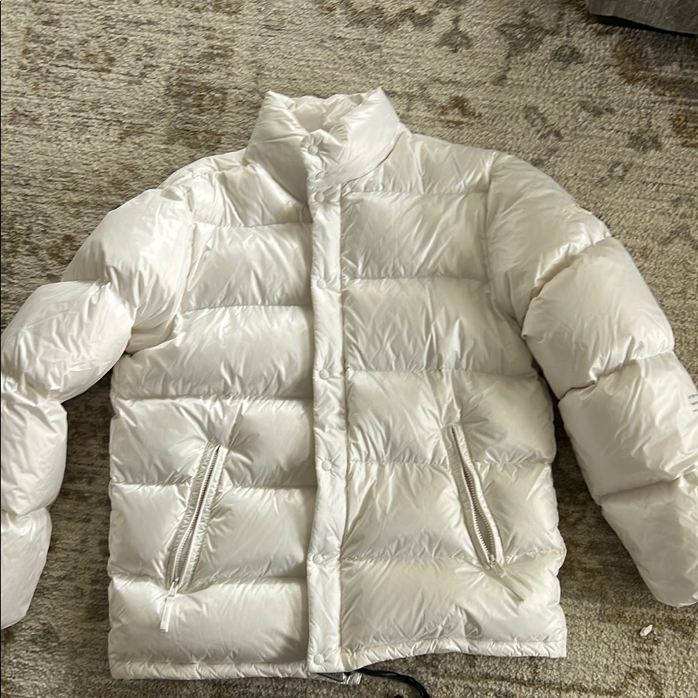 Moncler White Ski Jacket